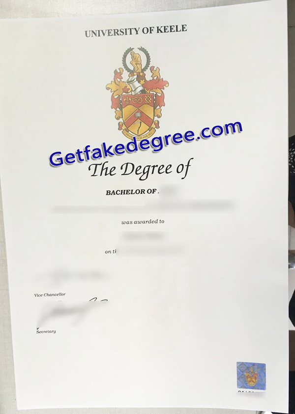 University of Keele diploma, fake University of Keele degree