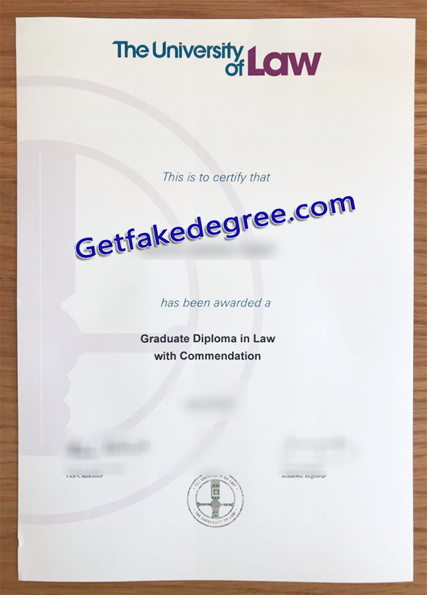 University of Law certificate, University of Law fake diploma
