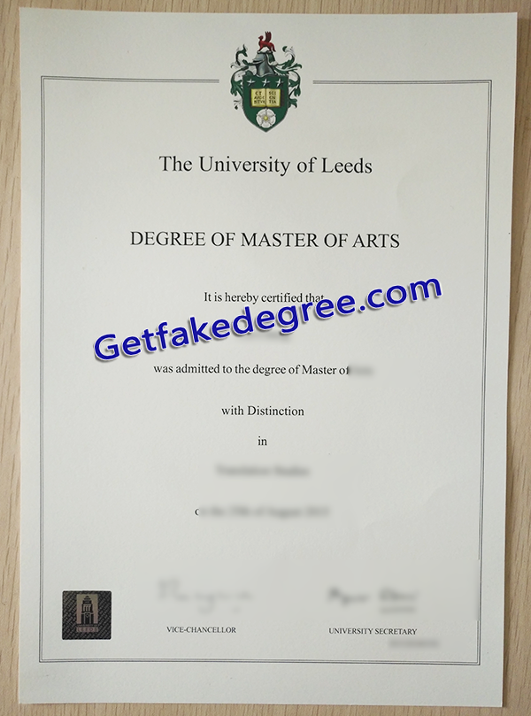 University of Leeds degree, University of Leeds fake diploma