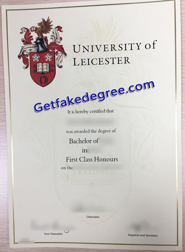 University of Leicester diploma, University of Leicester fake degree