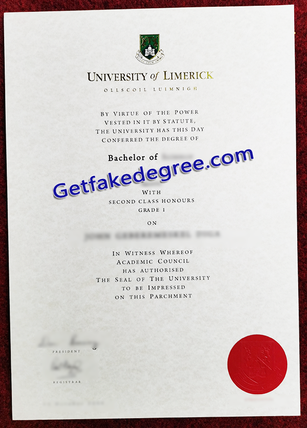 University of Limerick degree, University of Limerick fake diploma