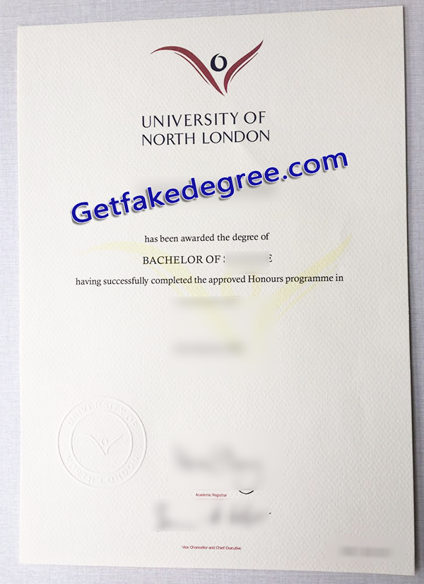 University of North London diploma, fake University of North London degree