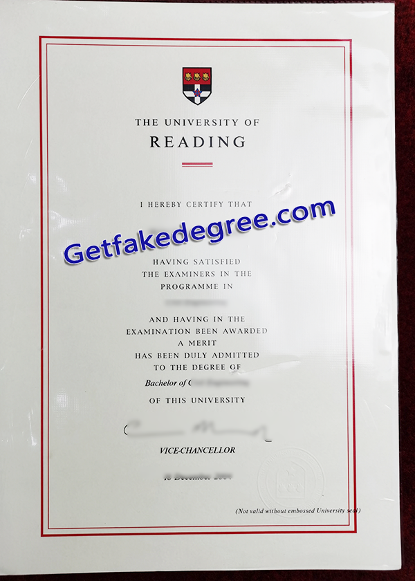 University of Reading degree, fake University of Reading diploma