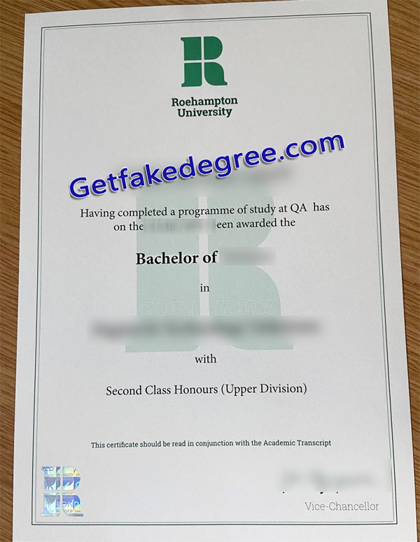 University of Roehampton degree, fake University of Roehampton diploma