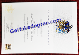 buy fake University of Sunderland diploma