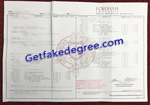 buy fake Fordham University transcript