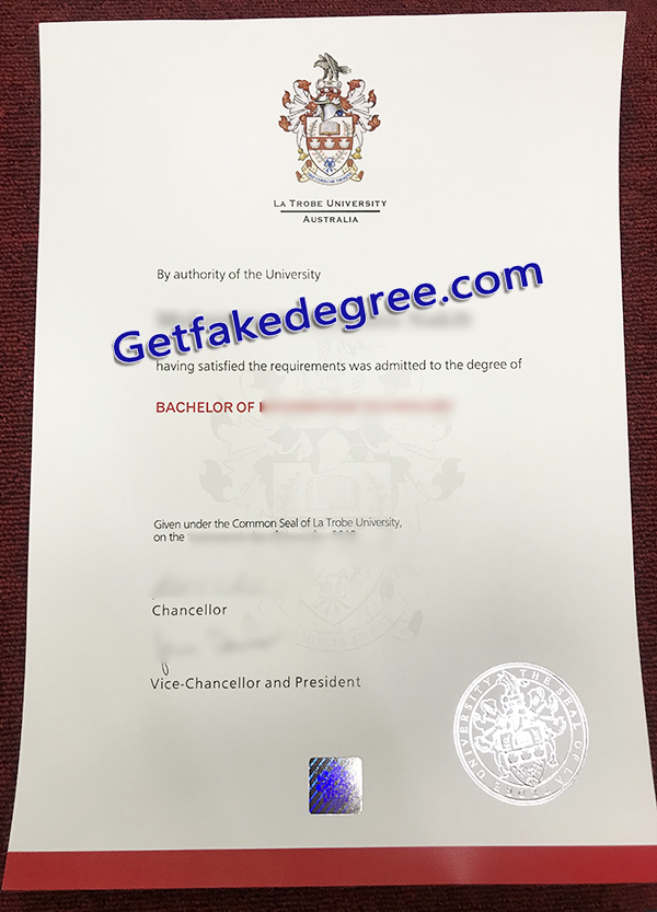 La Trobe University diploma, fake La Trobe University degree