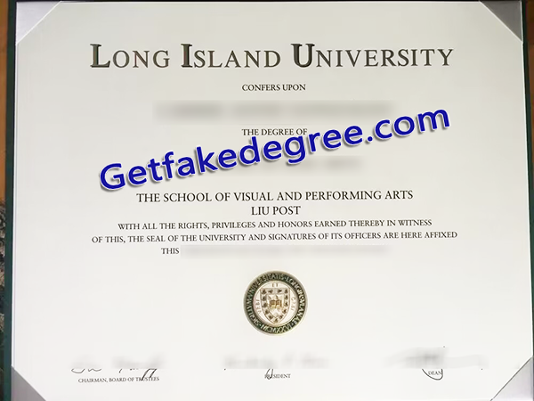 Long Island University diploma, fake Long Island University degree