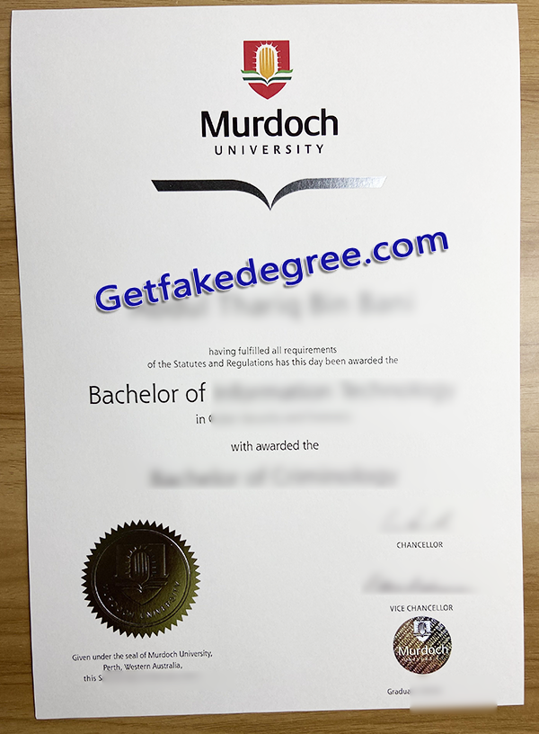 Murdoch University diploma, fake Murdoch University degree