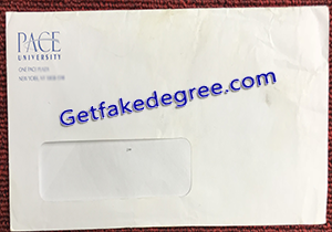 buy fake Pace University transcript envelope