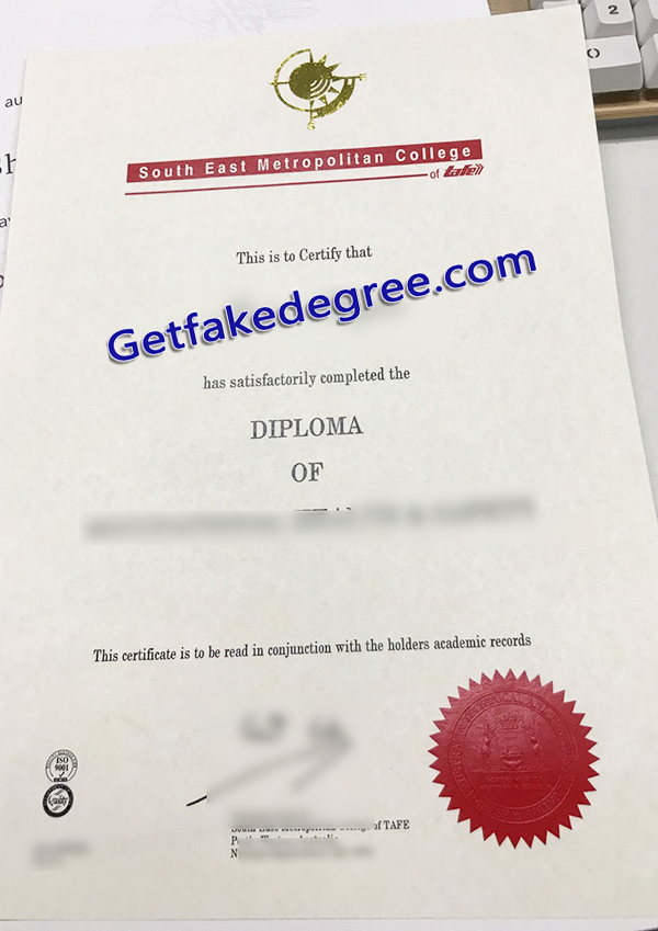 South Metropolitan TAFE diploma, fake South Metropolitan TAFE degree