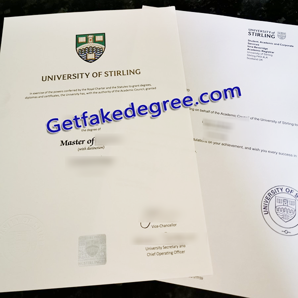 University of Stirling degree, University of Stirling fake diploma