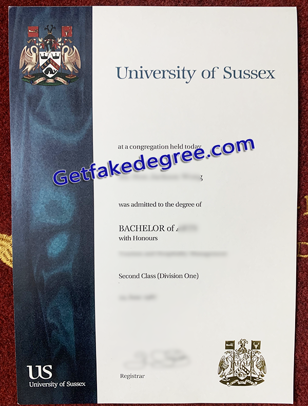 University of Sussex degree, fake University of Sussex diploma