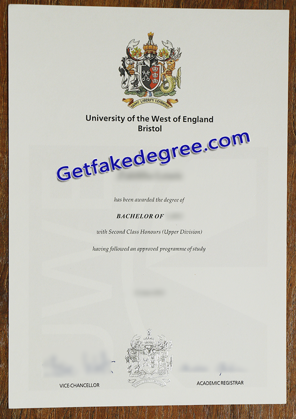 UWE Bristol diploma, UWE Bristol fake degree