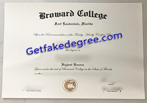buy fake Broward College degree