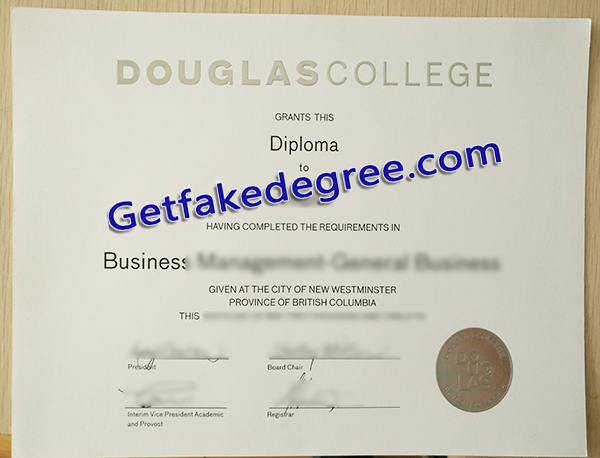 Douglas College diploma, Douglas College fake degree