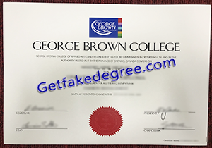 buy George Brown College fake diploma