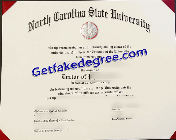 North Carolina State University diploma, NC State fake degree