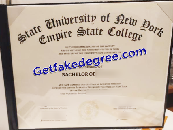 SUNY Empire State College degree, SUNY fake diploma
