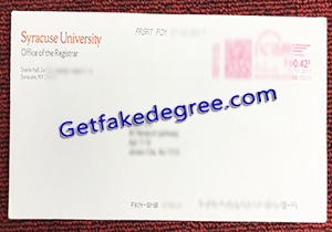 buy fake Syracuse University transcript envelope