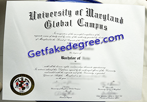 buy fake University of Maryland Global Campus degree