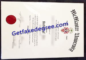 buy fake McMaster University diploma