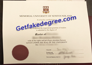 buy fake Memorial University of Newfoundland degree