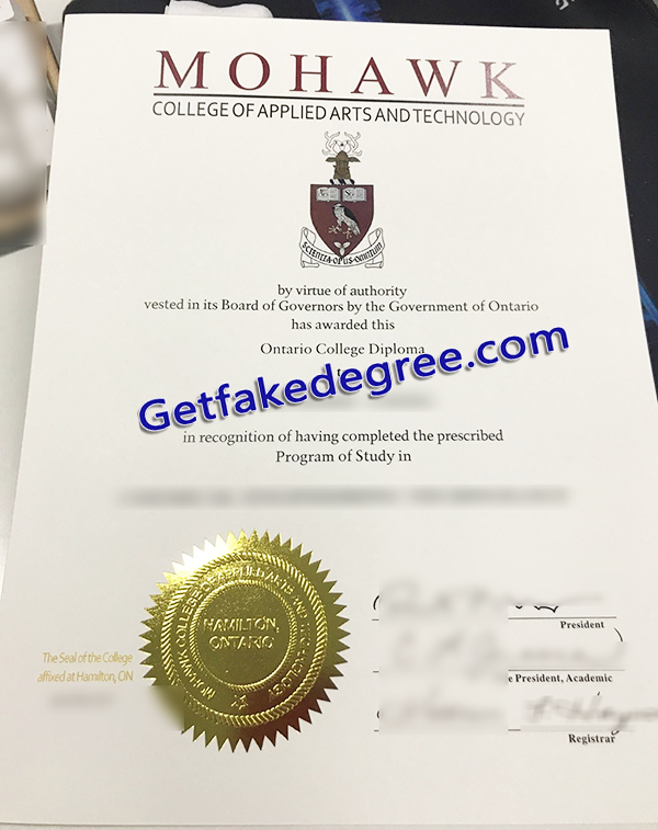 Mohawk College diploma, Mohawk College fake degree