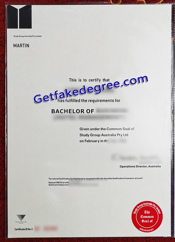 Study Group Australia Pty Limited degree, buy fake diploma