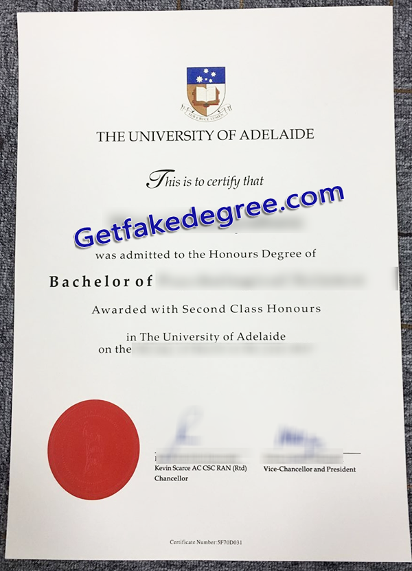 University of Adelaide degree, fake University of Adelaide diploma