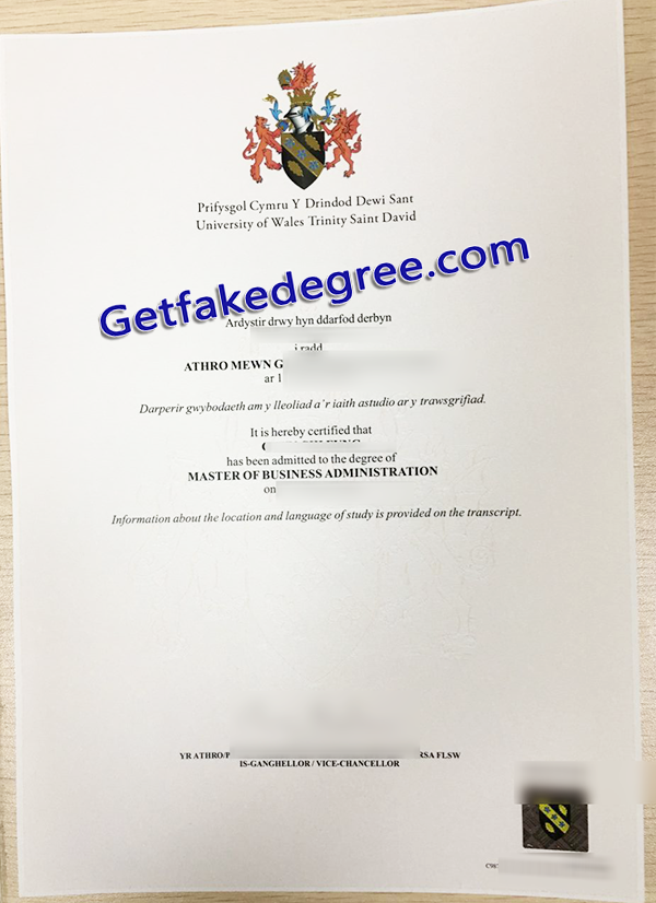 University of Wales Trinity Saint David degree, UWTSD fake diploma