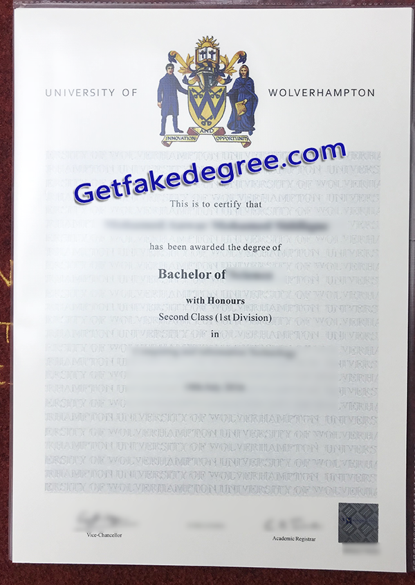 University of Wolverhampton degree, University of Wolverhampton fake diploma