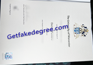 buy fake University of Worcester degree