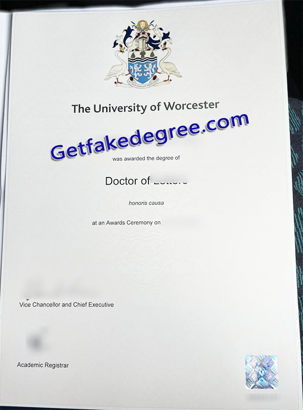 University of Worcester degree, University of Worcester fake diploma