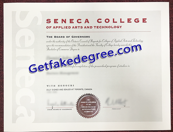 Seneca College degree, fake Seneca College diploma