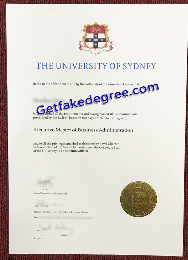 University of Sydney degree, fake University of Sydney diploma