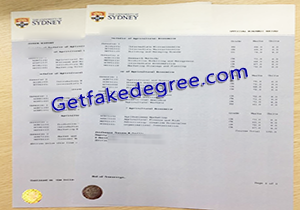 buy fake University of Sydney transcript