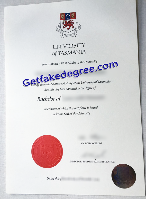 University of Tasmania degree, University of Tasmania fake diploma