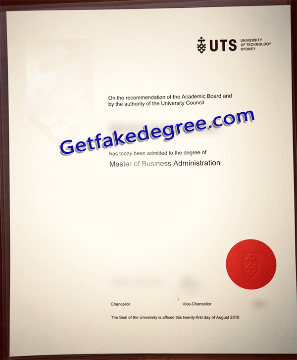 University of Technology Sydney diploma, UTS fake degree