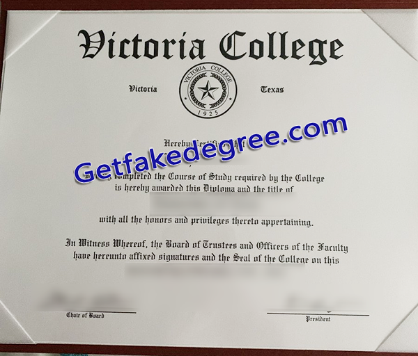 Victoria College degree, Victoria College fake diploma