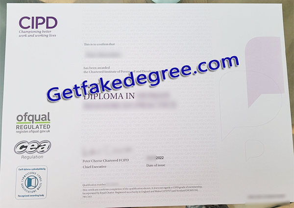 CIPD fake diploma, CIPD certificate