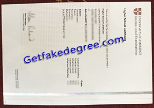 buy fake Cambridge HSC certificate