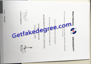 buy fake Multimedia University diploma