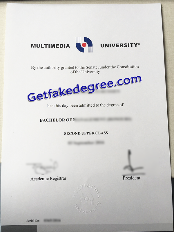Multimedia University degree, fake Multimedia University diploma