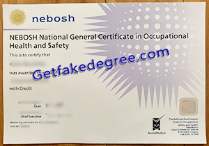 buy fake NEBOSH certificate