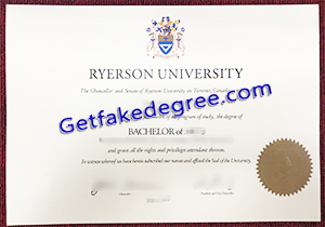 buy fake Ryerson University diploma