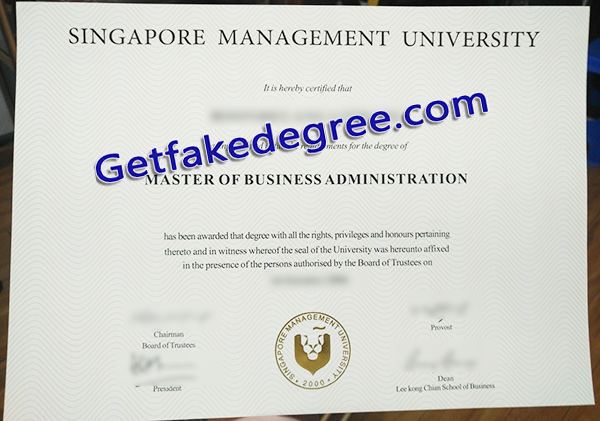 Singapore Management University diploma, SMU fake degree