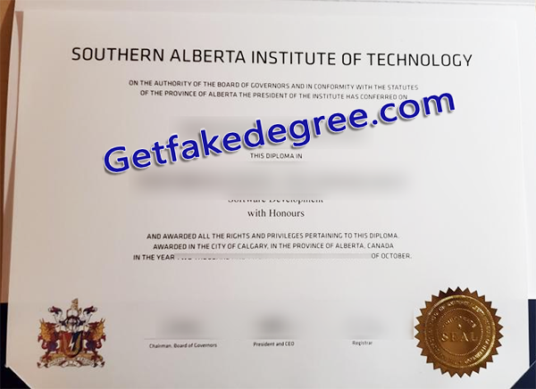 Southern Alberta Institute of Technology diploma, SAIT fake degree