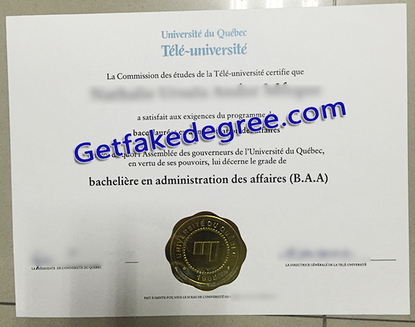 Université du Québec degree, fake Université du Québec diploma