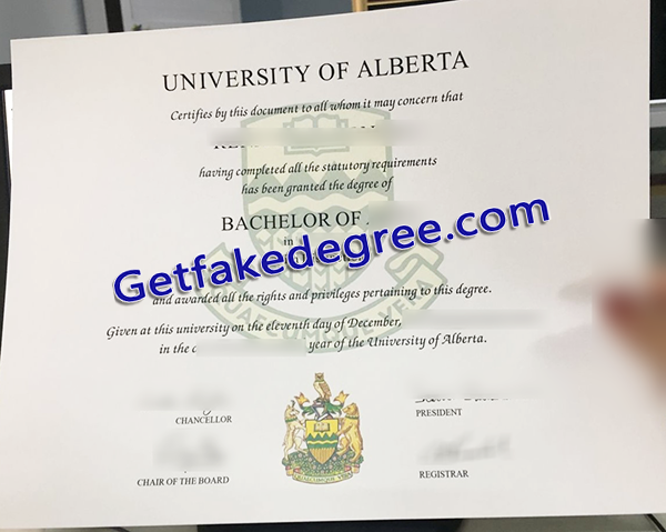 University of Alberta diploma, fake University of Alberta degree